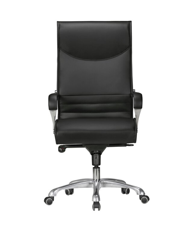 Amstyle bureaustoel BIGBOSS hoes imitatie lederen bureaustoel zwart X-XL 120 kg bureaustoel in hoogte verstelbare stoel