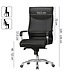 Amstyle bureaustoel BIGBOSS hoes imitatie lederen bureaustoel zwart X-XL 120 kg bureaustoel in hoogte verstelbare stoel