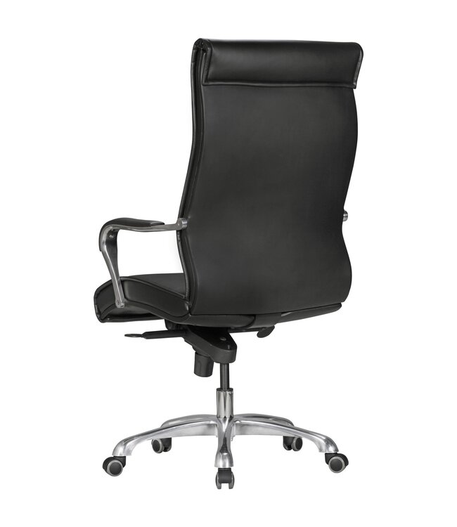 Amstyle bureaustoel BIGBOSS hoes imitatie lederen bureaustoel zwart X-XL 120 kg bureaustoel in hoogte verstelbare stoel