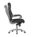 Amstyle bureaustoel BIGBOSS hoes imitatie lederen bureaustoel zwart X-XL 120 kg bureaustoel in hoogte verstelbare stoel