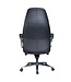 Amstyle design bureaustoel hoes echt leer zwarte bureaustoel tot 120 kg | XXL design directiestoel, in hoogte verstelbaar | Ergonomische bureaustoel met armleuningen & hoge rugleuning | Rocker-functie