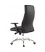 Amstyle bureaustoel PORTO Real Leather Black ergonomisch met hoofdsteun | Ontwerp van de bureaustoel bureaustoel ergonomisch met tilt-functie | Draaibare stoel met armleuningen X-XL 120 kg
