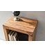Wohnling plank MUMBAI massief hout sheesham 88cm hoog 2 planken design houten plank natuurproduct bijzettafel landhuisstijl