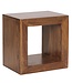 Wohnling staande rekken massief hout Sheesham 44cm high cube plank Ontwerp houten plank natuurlijk product tafel landelijke stijl