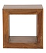 Wohnling staande rekken massief hout Sheesham 44cm high cube plank Ontwerp houten plank natuurlijk product tafel landelijke stijl
