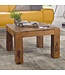 Wohnling salontafel MUMBAI massief houten sheesham 60 cm brede salontafel design donkerbruin landhuisstijl bijzettafel