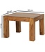 Wohnling salontafel MUMBAI massief houten sheesham 60 cm brede salontafel design donkerbruin landhuisstijl bijzettafel