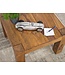 Wohnling salontafel MUMBAI massief houten sheesham 60 cm brede salontafel design donkerbruin landhuisstijl bijzettafel