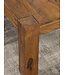Wohnling salontafel MUMBAI massief houten sheesham 60 cm brede salontafel design donkerbruin landhuisstijl bijzettafel