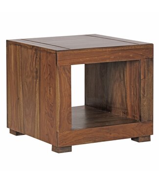 Wohnling Salontafel sheeshamhout bruin 50x50 cm - WL1.216