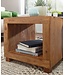 Wohnling salontafel massief hout Sheesham 50 cm breed salontafel ontwerp donkerbruin landelijke stijl tafel