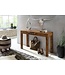 Wohnling console tafel MUMBAI massief houten sheesham console met 1 lade bureau 120 x 40 cm landelijke stijl dressoir