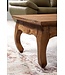 Wohnling salontafel massief hout Sheesham 110 cm breed salontafel design donkerbruin landelijke stijl bijzettafel