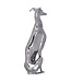 Wohnling decoratie ontwerp hond gemaakt van aluminium zilver windhond sculptuur hond standbeeld