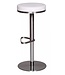 Wohnling Duurzame M7 Barkruk roestvrij witte stoel moderne kruk verstelbare design barkruk draaibare stabiel