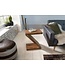 Wohnling tafel massief hout Sheesham Z Cube 59cm hoog salontafel ontwerp bruin landelijke stijl salontafel