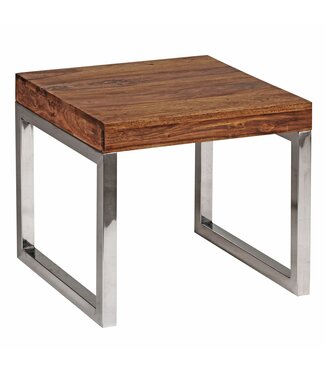 Wohnling Bijzettafel GUNA sheeshamhout bruin 45 cm