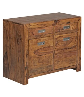 Wohnling Dressoir sheeshamhout bruin 90 cm breed - WL1.316