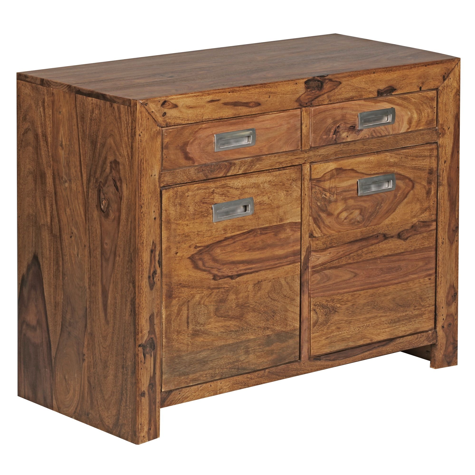 Dressoir sheeshamhout bruin 90 cm breed