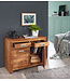 Wohnling dressoir massief hout Sheesham Borst 90 cm 2 laden 2 deuren Ontwerp dressoir landelijke stijl bruin natuurlijke