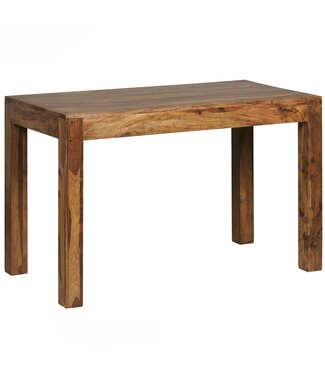 Wohnling Eettafel MUMBAI sheeshamhout bruin 120 cm