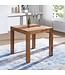 Wohnling eettafel MUMBAI massief hout sheesham 80 cm eetkamertafel houten tafel design keukentafel landelijke stijl donkerbruin