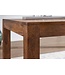 Wohnling Eetkamertafel MUMBAI 160x80x76 cm Sheesham massief houten eettafel tijdloos, keukentafel rechthoekig, houten tafel eetkamer eenvoudig, grote eettafel hout