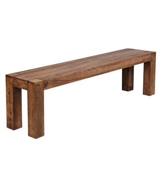 Wohnling Eetkamerbank MUMBAI sheeshamhout 160 cm - WL1.323