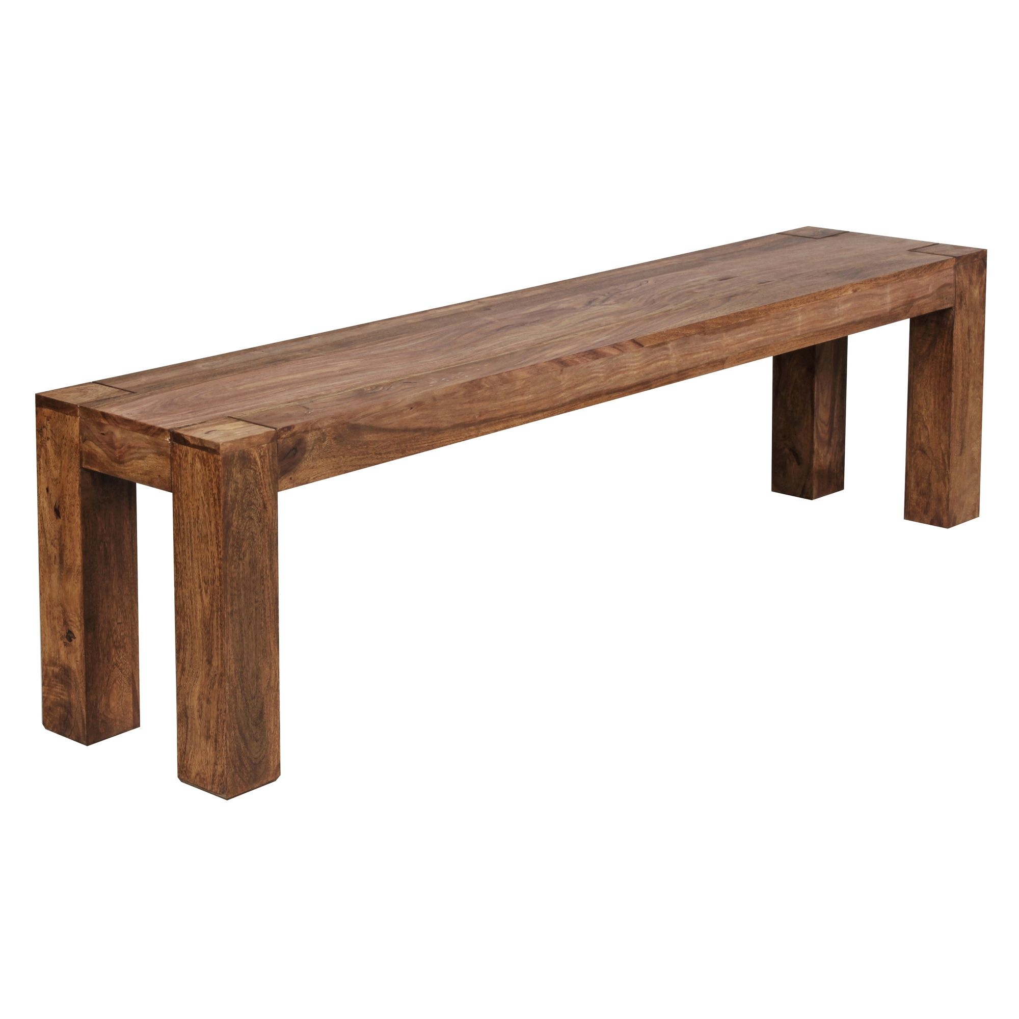 Eetkamerbank MUMBAI sheeshamhout 160 cm