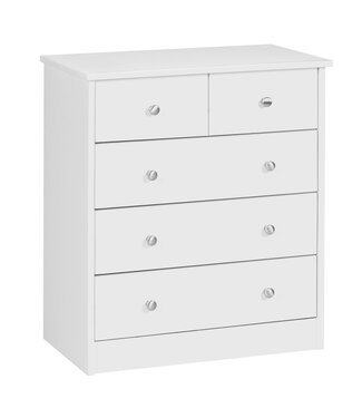 Wohnling Ladekast hout wit 60x70 cm - WL1.339