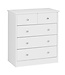 Wohnling Borst White 60 x 70 x 35 cm Buffet Buffet met 5 laden
