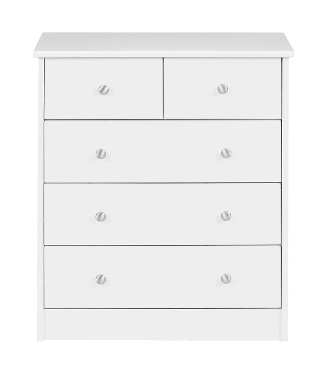 Wohnling Borst White 60 x 70 x 35 cm Buffet Buffet met 5 laden