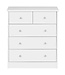 Wohnling Borst White 60 x 70 x 35 cm Buffet Buffet met 5 laden