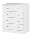 Wohnling Borst White 60 x 70 x 35 cm Buffet Buffet met 5 laden