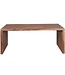Wohnling bureau BOHA massief hout Sheesham computer tafel 120 cm breed echt hout ontwerp archief kantoor tafel landelijke stijl
