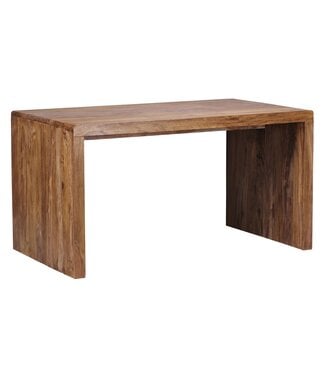 Wohnling Bureau BOHA sheeshamhout 140 cm breed - WL1.382