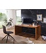 Wohnling bureau BOHA massief hout Sheesham computer tafel 160 cm breed echt hout ontwerp archief kantoor tafel landelijke stijl