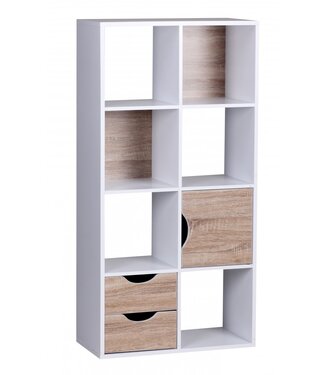 Wohnling Boekenkast MASSA wit 60x120 cm - WL1.429