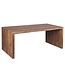 Wohnling bureau BOHA massief hout Sheesham computer tafel 180 cm breed echt hout ontwerp archief kantoor tafel landelijke stijl