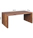 Wohnling bureau BOHA massief hout Sheesham computer tafel 180 cm breed echt hout ontwerp archief kantoor tafel landelijke stijl
