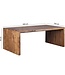 Wohnling bureau BOHA massief hout Sheesham computer tafel 200 cm breed echt hout ontwerp archief kantoor tafel landelijke stijl
