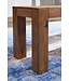 Wohnling eetkamerbank MUMBAI massief hout Sheesham 120 x 45 x 35 cm houten bank natuurproduct Keukenbank in landhuisstijl