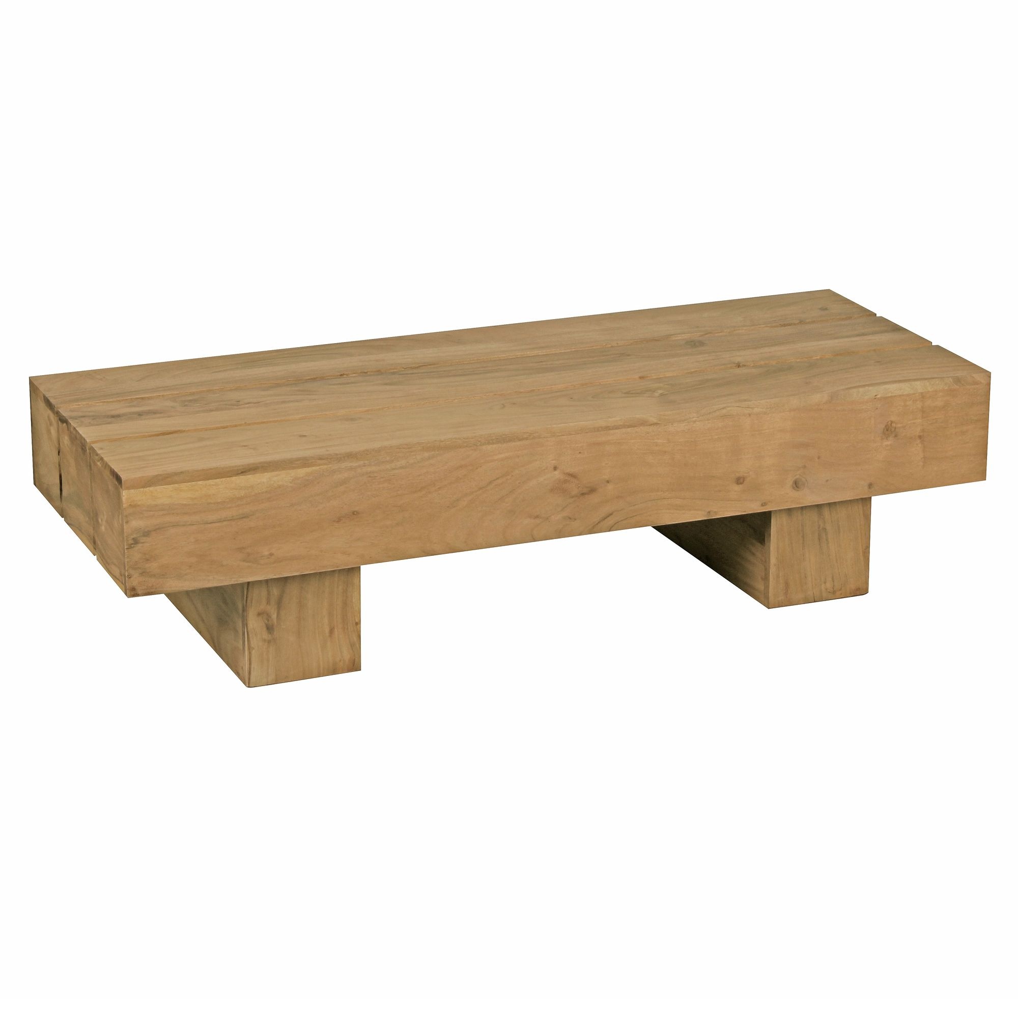 Salontafel acaciahout bruin 120 cm