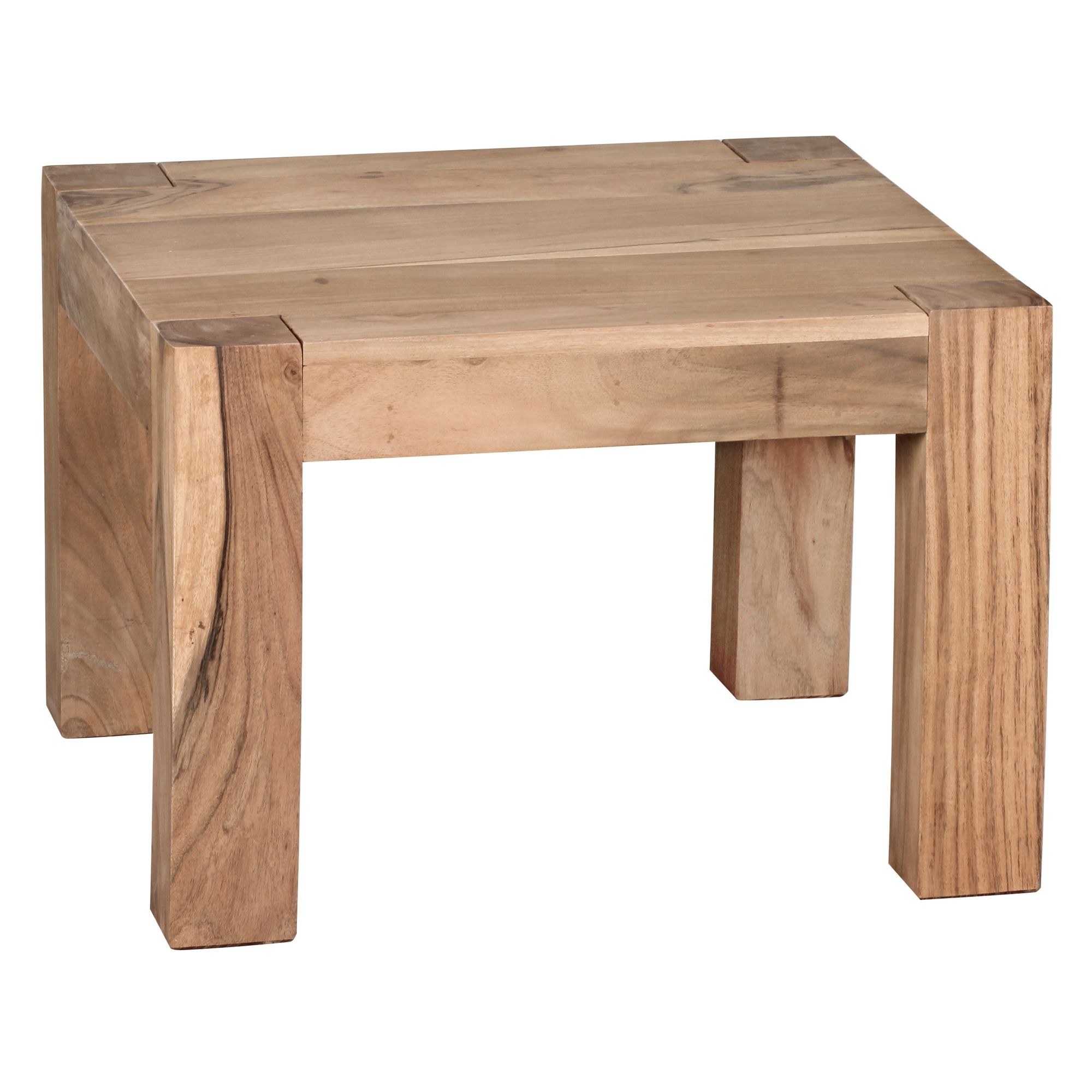 Salontafel acaciahout bruin 60 cm