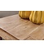 Wohnling set van 3 MUMBAI bijzettafels massief hout acacia woonkamertafel landelijke stijl bijzettafel donkerbruin natuurlijk hout