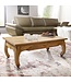 Wohnling salontafel massief hout acacia 110 cm breed salontafel design natuurproduct landelijke stijl bijzettafel