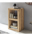 Wohnling stand plank MUMBAI massief hout acacia 88 cm hoog 2 planken design houten plank natuurproduct bijzettafel landhuisstijl