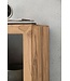 Wohnling stand plank MUMBAI massief hout acacia 88 cm hoog 2 planken design houten plank natuurproduct bijzettafel landhuisstijl
