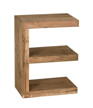 Wohnling Bijzettafel MUMBAI acacia bruin 60 cm Bruin