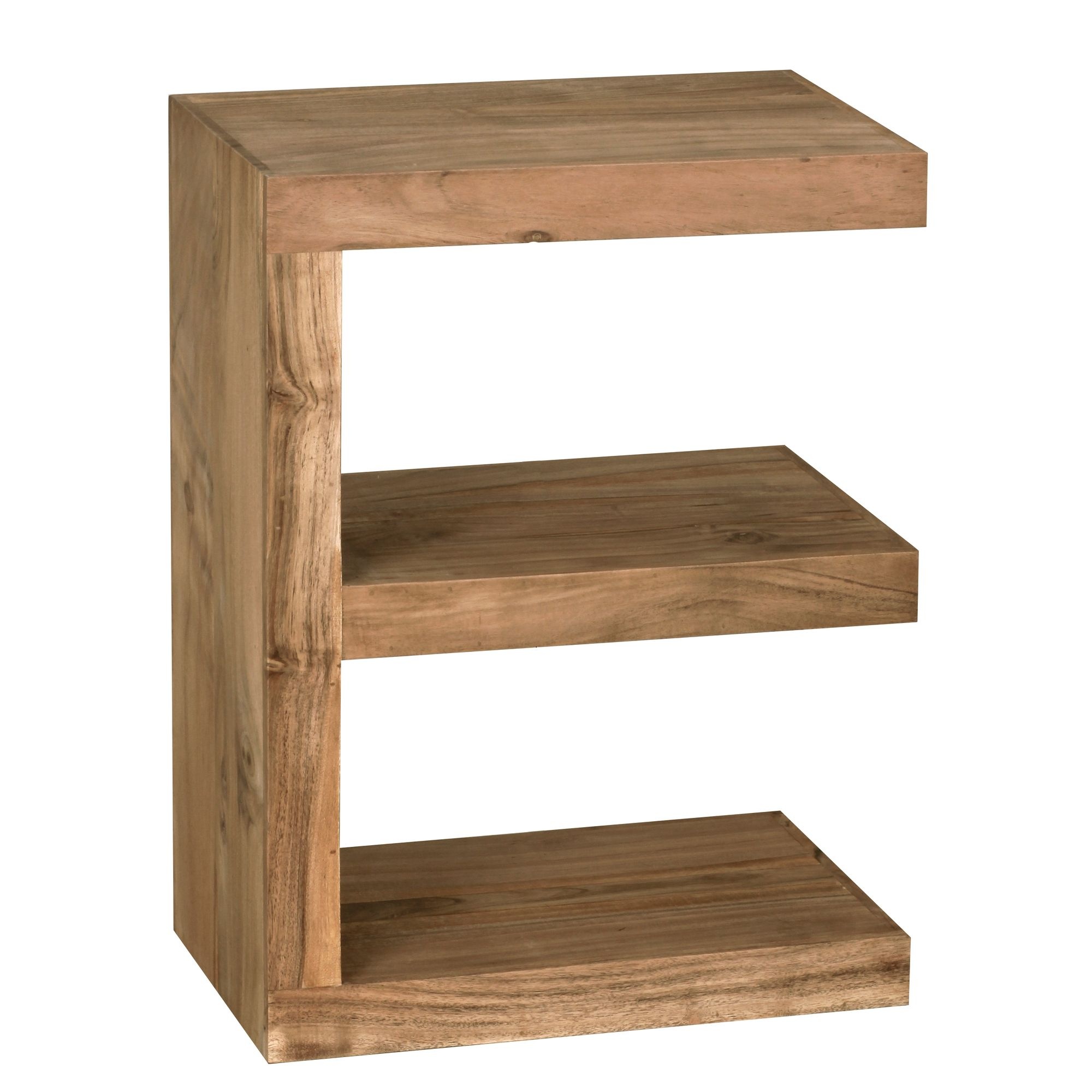 Bijzettafel MUMBAI acacia bruin 60 cm Bruin